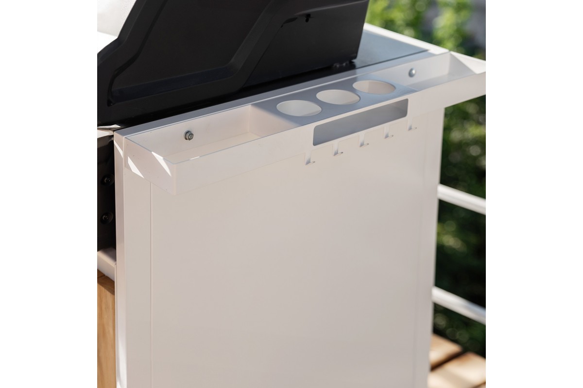 Модульна вулична кухня OXA Air Wood White Opal подвійний модуль OXA-AIR-W-2-White