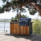 Модульна вулична кухня OXA Air Wood Black Anthracite подвійний модуль OXA-AIR-W-2-Black