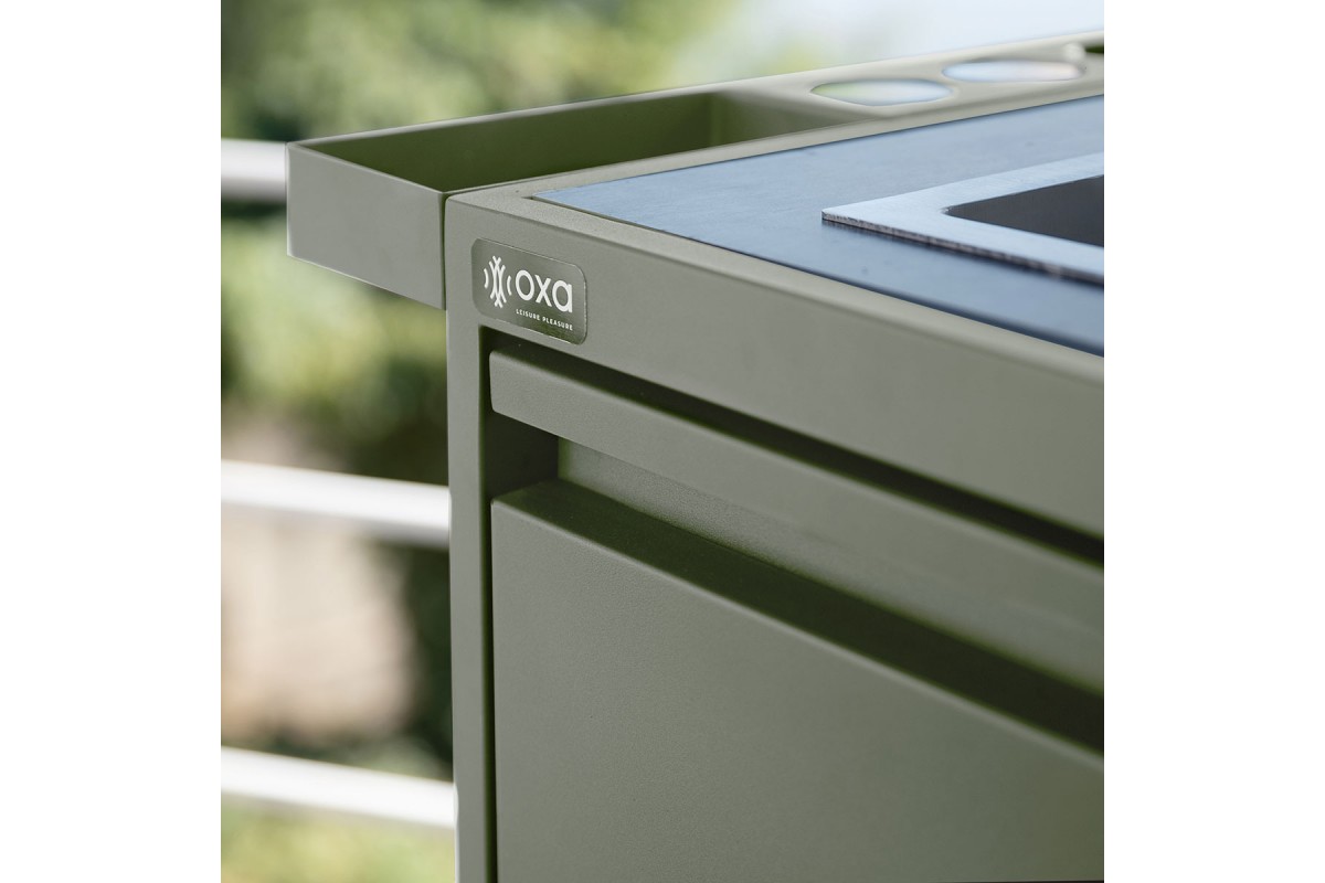 Модульна вулична кухня OXA Air Green Onyx потрійний модуль OXA-AIR-3-Green