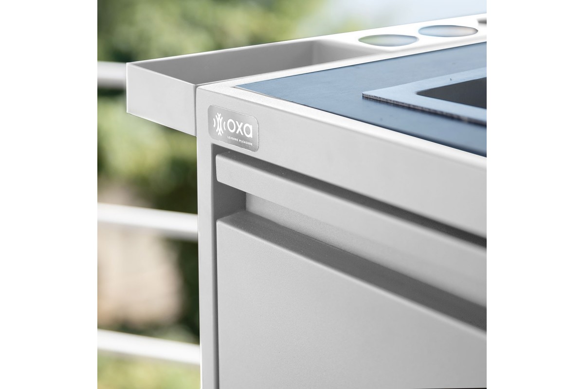 Модульна вулична кухня OXA Air White Opal потрійний модуль OXA-AIR-3-White