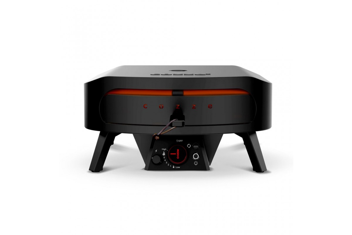 Газова мультифункціональна піч для піци 43 см Cozze Rotate Black Edition 90437