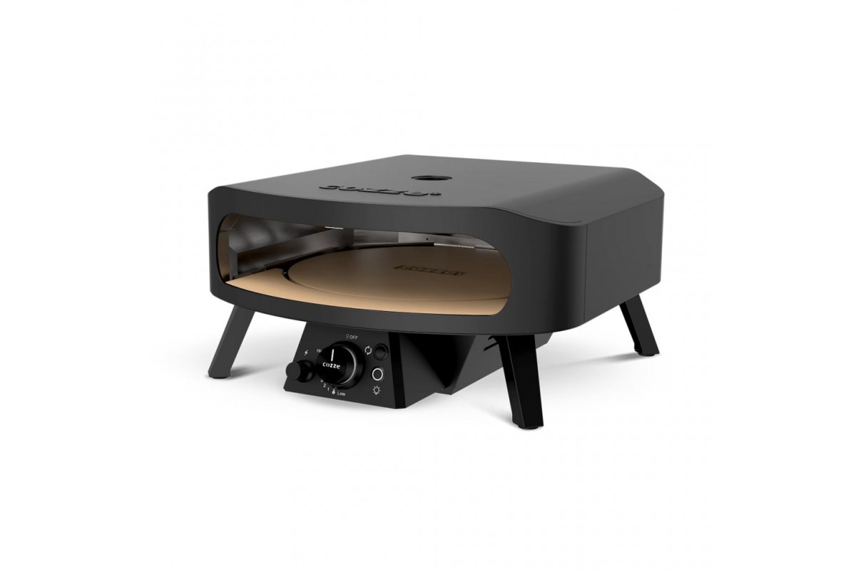 Газова мультифункціональна піч для піци 43 см Cozze Rotate Black Edition 90437