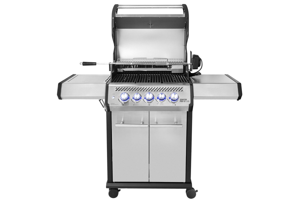 Газовий гриль Senator Pro-32 LED з системою BBQ Block Fire GRILLI 701377