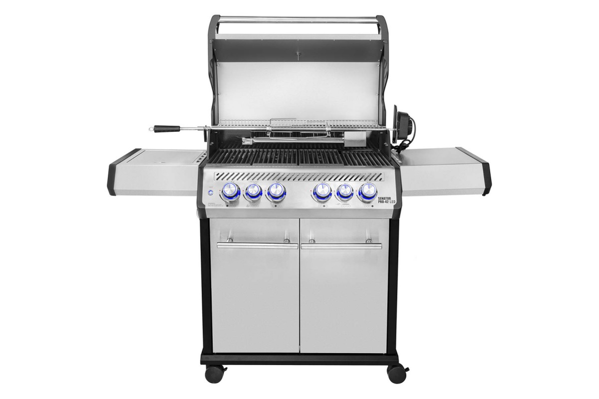 Газовий гриль Senator Pro-42 LED з системою BBQ Block Fire GRILLI 701477