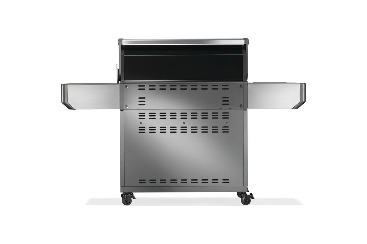 Газовий гриль Napoleon Prestige P 650 з бічною конфоркою Sizzle Zone та вертілем (69632) нерж сталь P665VRSIBPSS