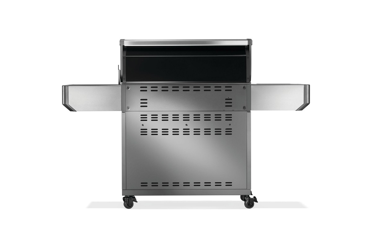 Газовий гриль Napoleon Prestige P 665 Connected з бічною конфоркою Sizzle Zone та вертілем (69632) нерж сталь P665VXRSIBPSS