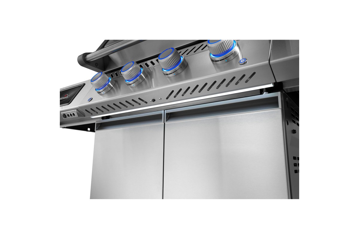 Газовий гриль Napoleon Prestige PRO 500 Connected з бічною конфоркою Sizzle Zone та вертілем нерж сталь PRO500VXRSIBPSS