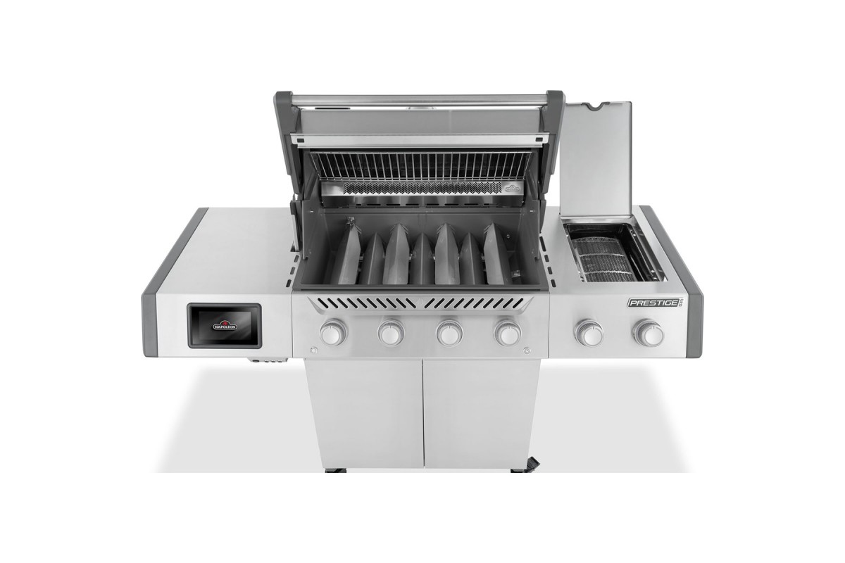 Газовий гриль Napoleon Prestige PRO 500 Connected з бічною конфоркою Sizzle Zone та вертілем нерж сталь PRO500VXRSIBPSS