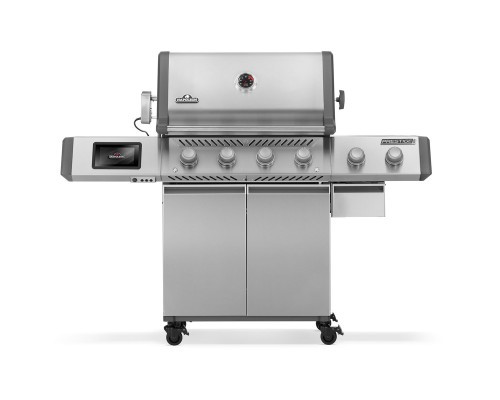 Газовий гриль Napoleon Prestige PRO 500 Connected з бічною конфоркою Sizzle Zone та вертілем нерж сталь PRO500VXRSIBPSS