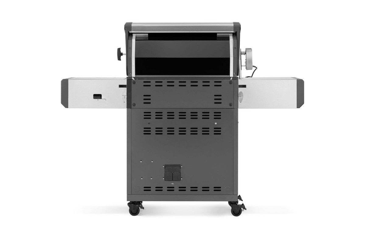 Газовий гриль Napoleon Prestige PRO 500 Connected з бічною конфоркою Sizzle Zone та вертілем нерж сталь PRO500VXRSIBPSS