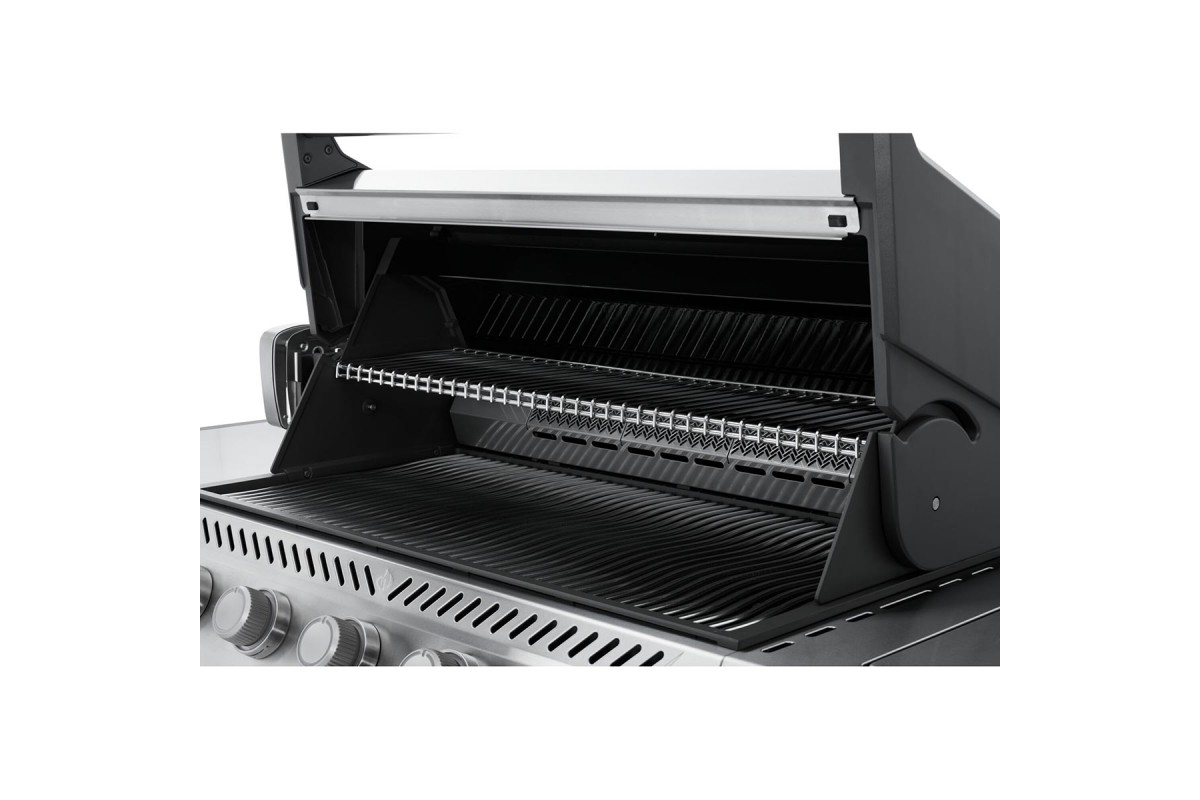 Газовий гриль Napoleon Prestige PRO 665 Connected з бічною конфоркою Sizzle Zone та вертілем нерж сталь PRO665VXRSIBPSS