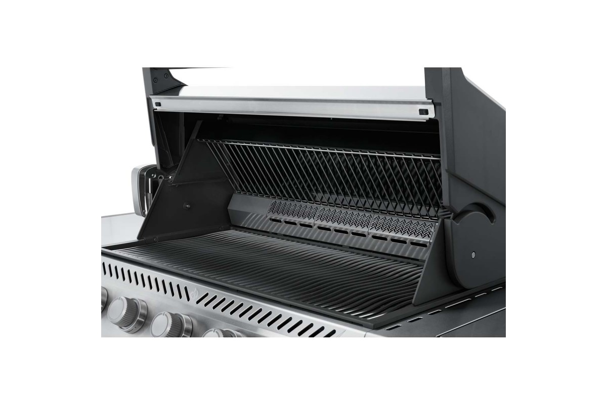 Газовий гриль Napoleon Prestige PRO 665 Connected з бічною конфоркою Sizzle Zone та вертілем нерж сталь PRO665VXRSIBPSS
