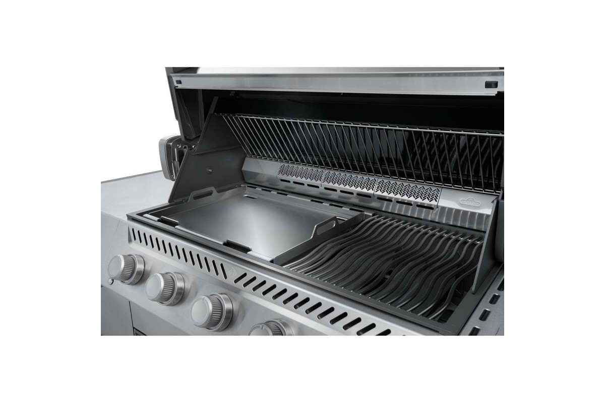 Газовий гриль Napoleon Prestige PRO 665 Connected з бічною конфоркою Sizzle Zone та вертілем нерж сталь PRO665VXRSIBPSS