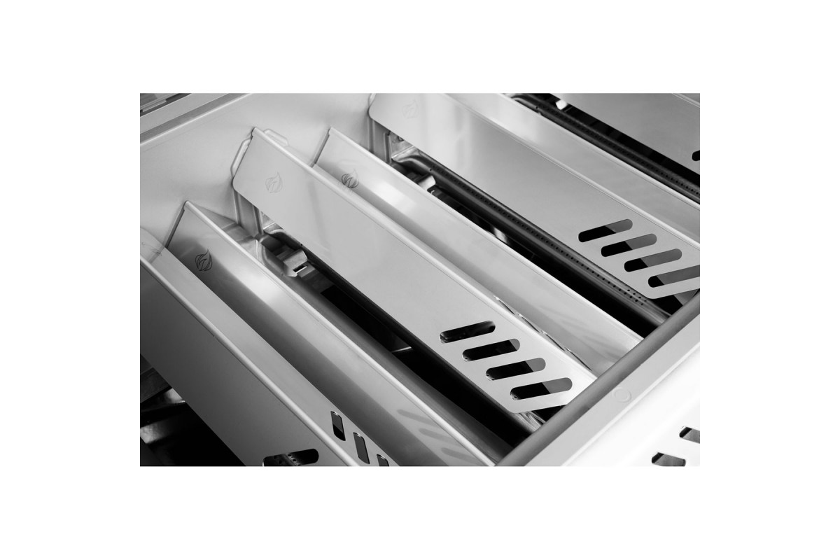 Газовий гриль Napoleon Prestige PRO 665 Connected з бічною конфоркою Sizzle Zone та вертілем нерж сталь PRO665VXRSIBPSS