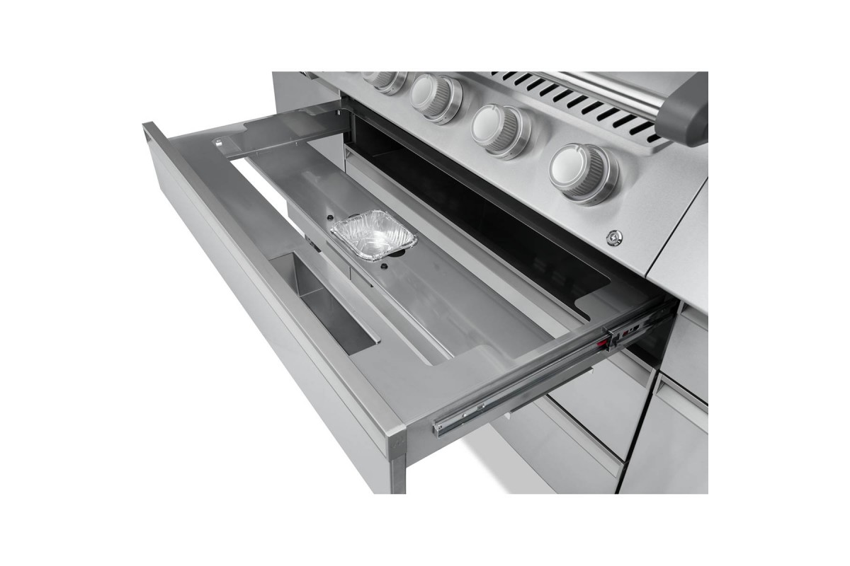 Газовий гриль Napoleon Prestige PRO 665 Connected з бічною конфоркою Sizzle Zone та вертілем нерж сталь PRO665VXRSIBPSS