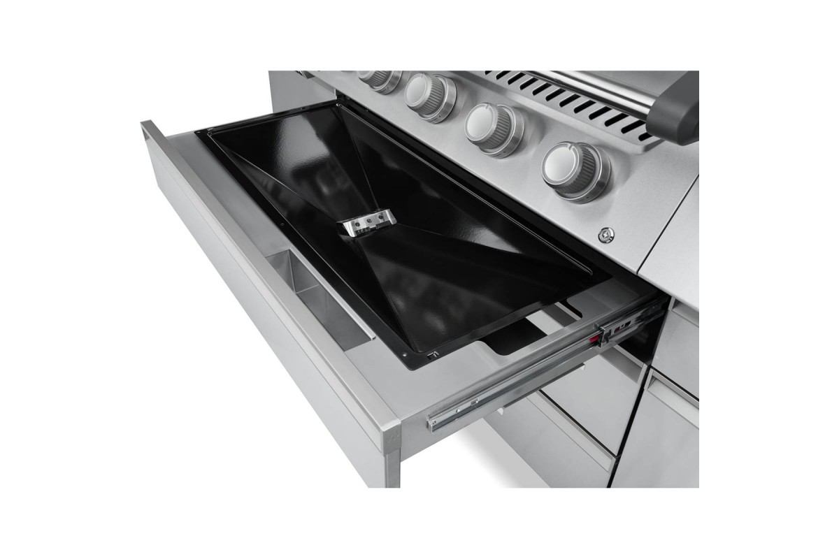 Газовий гриль Napoleon Prestige PRO 665 Connected з бічною конфоркою Sizzle Zone та вертілем нерж сталь PRO665VXRSIBPSS