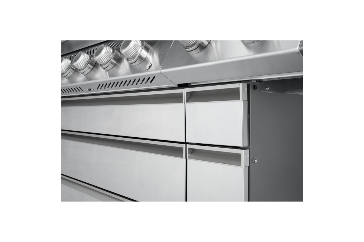 Газовий гриль Napoleon Prestige PRO 665 Connected з бічною конфоркою Sizzle Zone та вертілем нерж сталь PRO665VXRSIBPSS