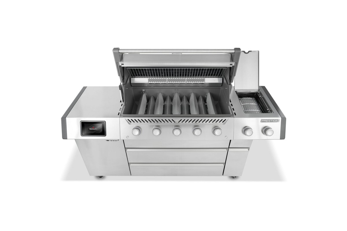 Газовий гриль Napoleon Prestige PRO 665 Connected з бічною конфоркою Sizzle Zone та вертілем нерж сталь PRO665VXRSIBPSS