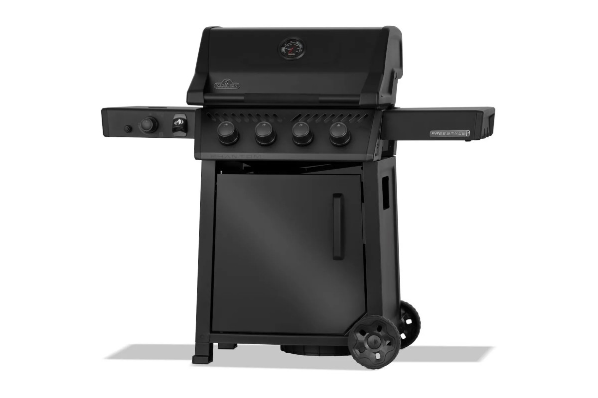 Газовый гриль Napoleon Phantom Freestyle Pro 425 с боковой конфоркой Sizzle Zone и дверкой, черный мат FP425DSIBPK-1-UA-PHM
