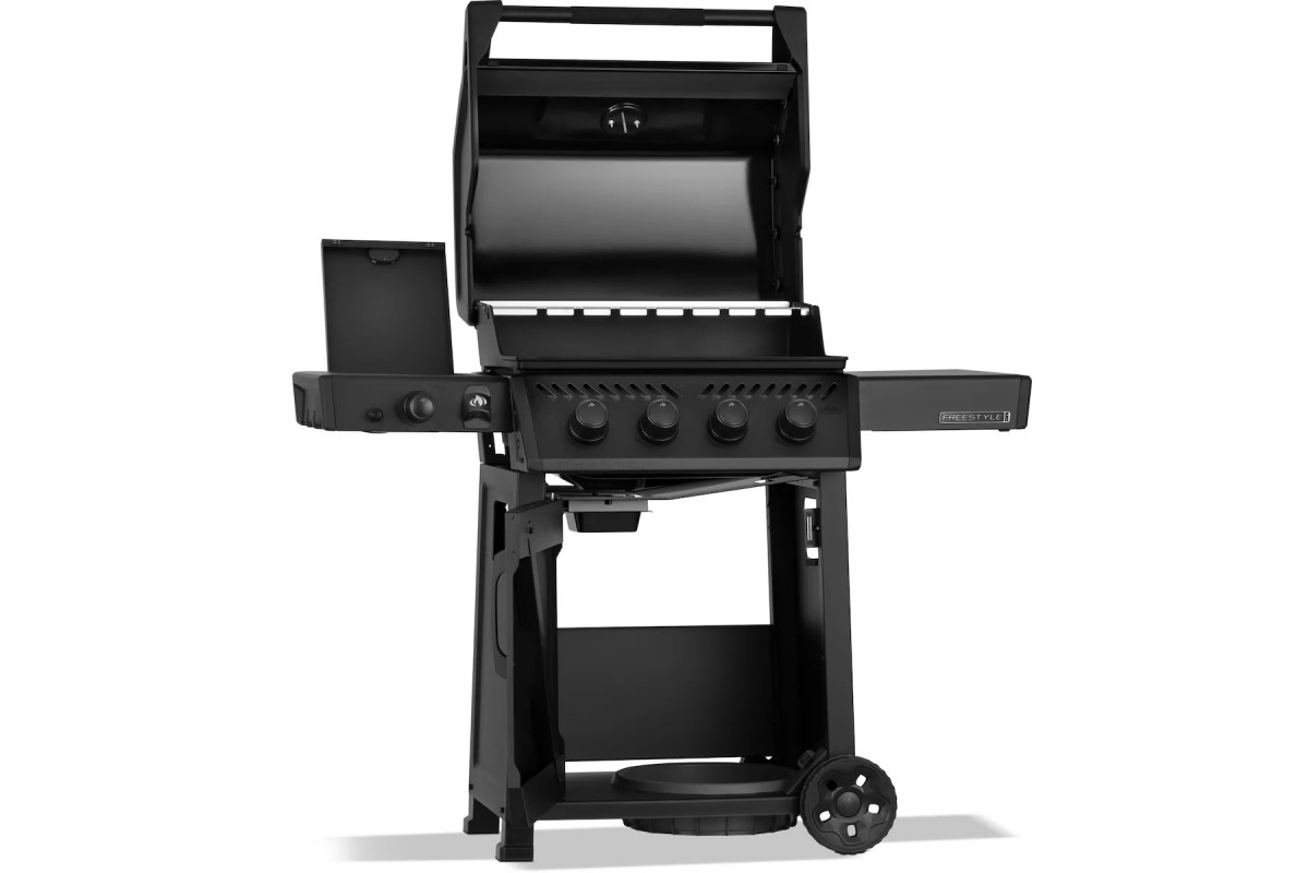 Газовый гриль Napoleon Phantom Freestyle Pro 425 с боковой конфоркой Sizzle Zone и дверкой, черный мат FP425DSIBPK-1-UA-PHM
