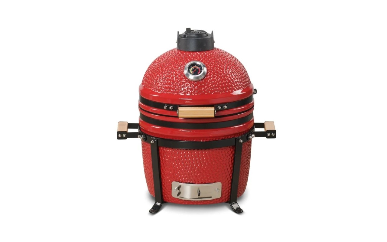 Керамический угольный гриль Kamado Bono Minimo Ø 40 см красный TQ0015RED