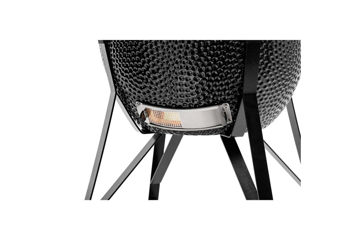 Керамический угольный гриль Kamado Bono Media Ø 52 см чёрный TQ0020ALLIN
