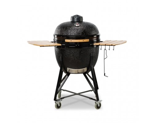 Керамічний вугільний гриль Kamado Bono Media Ø 52 см чорний TQ0020ALLIN