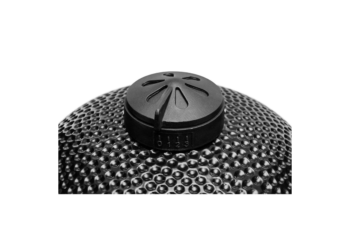 Керамический угольный гриль Kamado Bono Media Ø 52 см чёрный TQ0020ALLIN