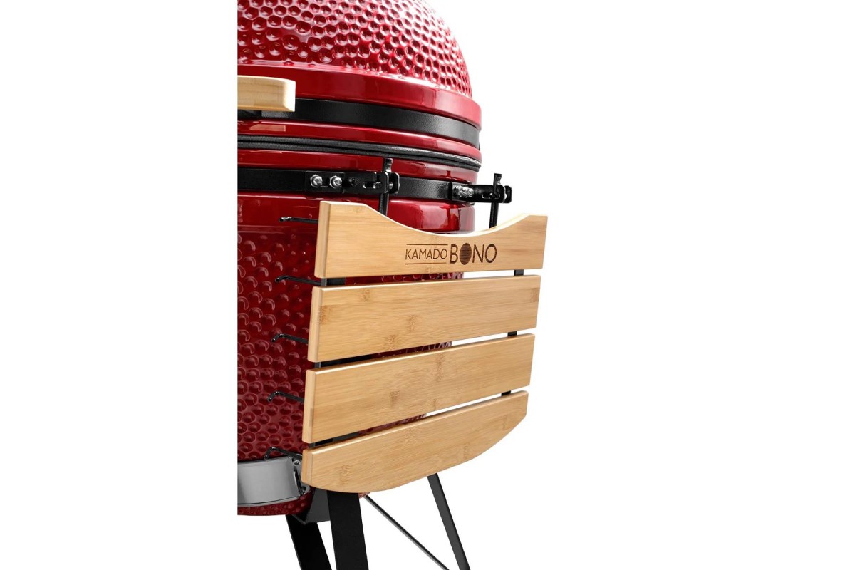 Керамический угольный гриль Kamado Bono Media Ø 52 см красный TQ0020RED