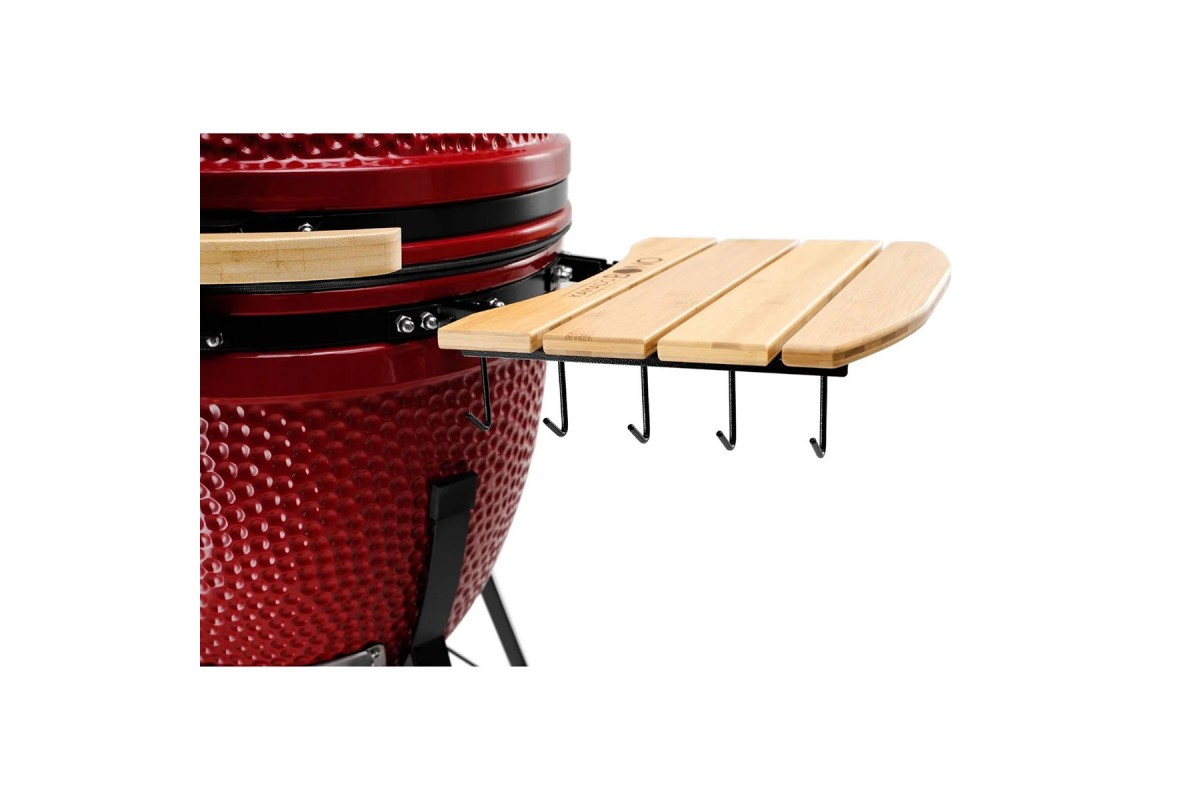 Керамический угольный гриль Kamado Bono Media Ø 52 см красный TQ0020RED