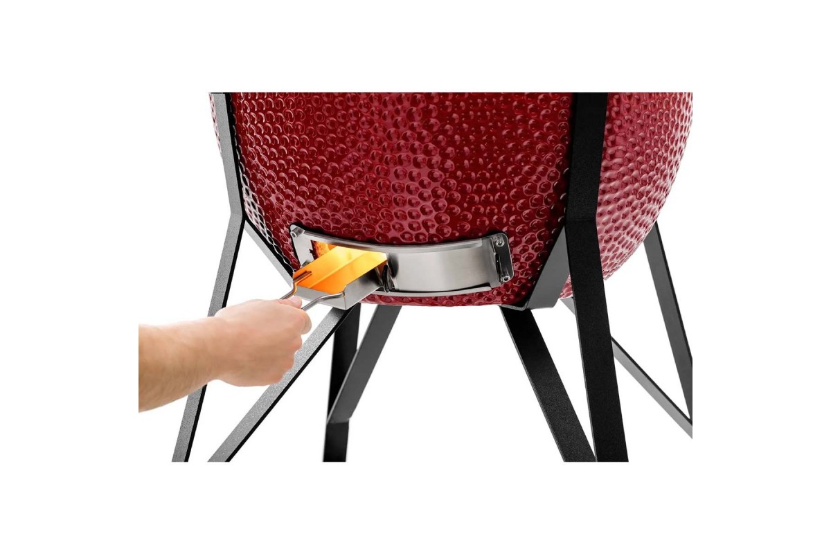 Керамический угольный гриль Kamado Bono Media Ø 52 см красный TQ0020RED