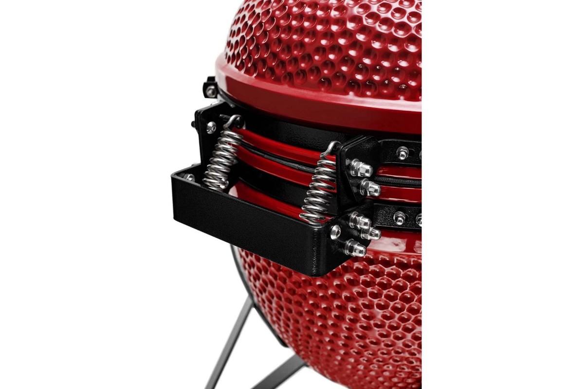 Керамический угольный гриль Kamado Bono Media Ø 52 см красный TQ0020RED