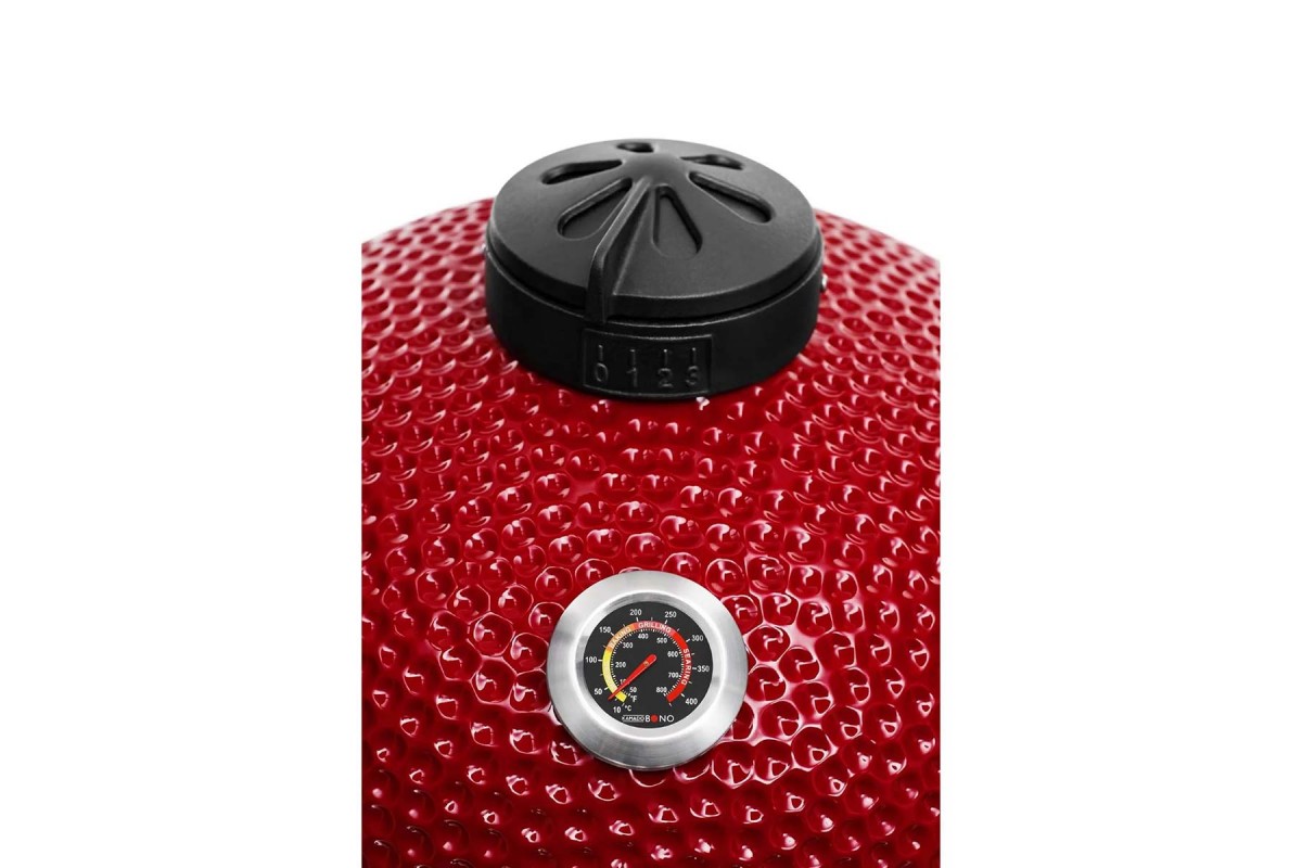 Керамический угольный гриль Kamado Bono Media Ø 52 см красный TQ0020RED