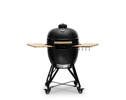 Керамический угольный гриль Kamado Bono Grande Ø 59 см чёрный TQ0023ALLIN