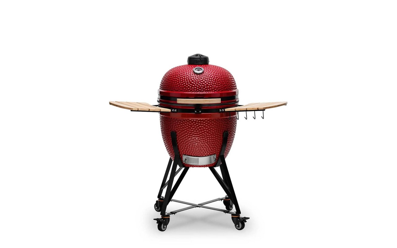 Керамический угольный гриль Kamado Bono Grande Ø 59 см красный TQ0023RED