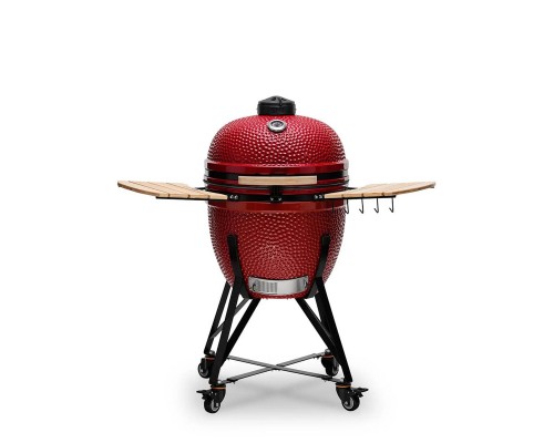 Керамічний вугільний гриль Kamado Bono Grande Ø 59 см червоний TQ0023RED