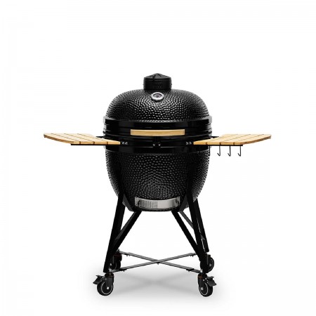 Керамический угольный гриль Kamado Bono Limited Ø 64 см чёрный TQ0025