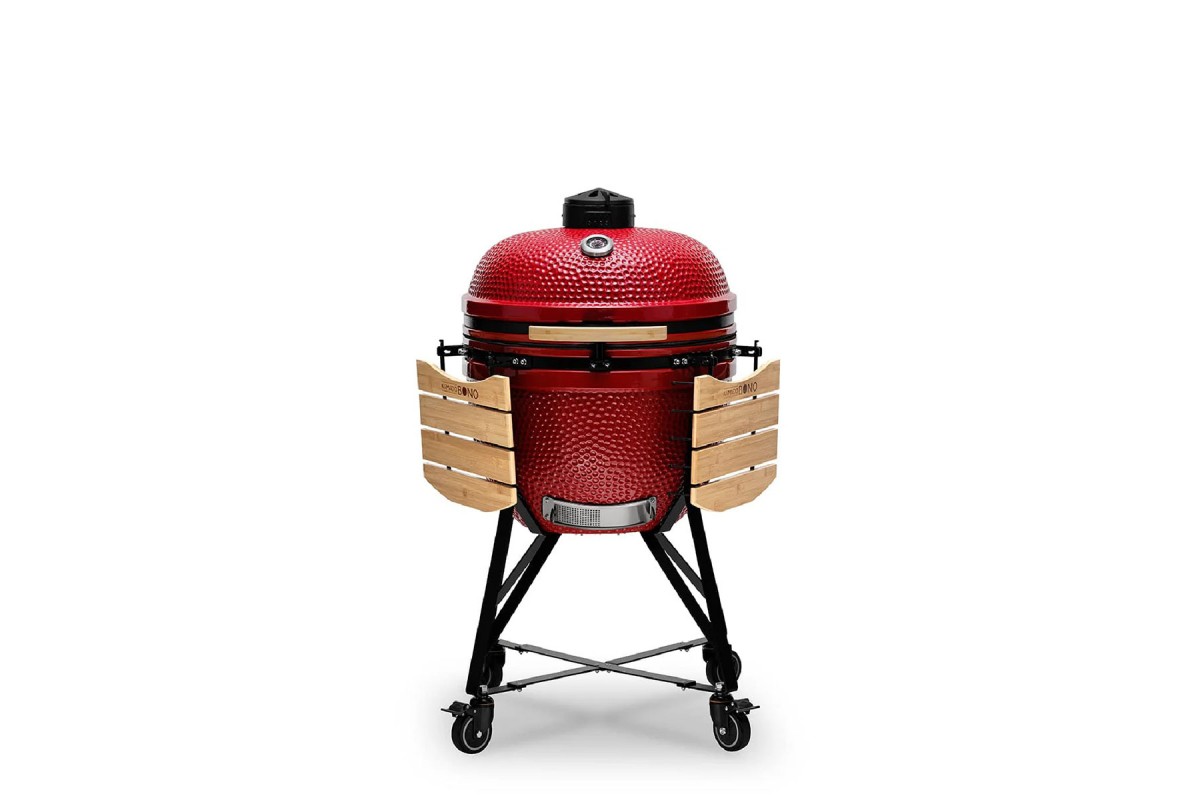 Керамический угольный гриль Kamado Bono Limited Ø 64 см красный TQ0025RED