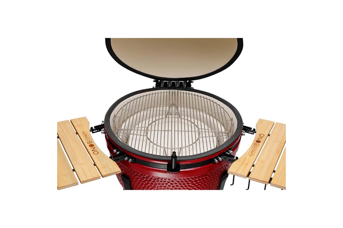 Керамический угольный гриль Kamado Bono Limited Ø 64 см красный TQ0025RED
