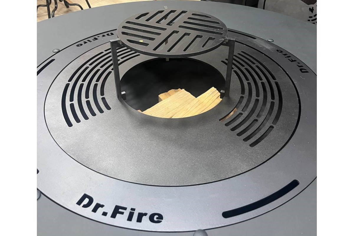 Теппан кольцевой с гриль зоной для костровых чаш Dr.Fire Lounge/Comfort/ Techno/Compact DRF0005