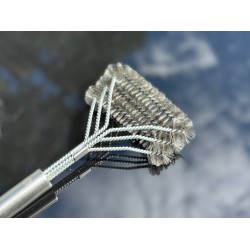 Щетка для гриля Premium Т-образная трехрядная GRILLI 777845