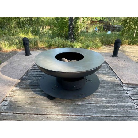 Костровая чаша с кольцевым теппаном Dr.Fire Super Low 100 Ø 103 см DRF0024