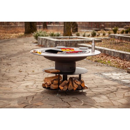 Костровая чаша с кольцевым теппаном Dr.Fire Picnic 100 высота 89 см Ø 103 см DRF0029