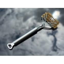 Щетка для гриля Premium Т-образная трехрядная латунная GRILLI 777846