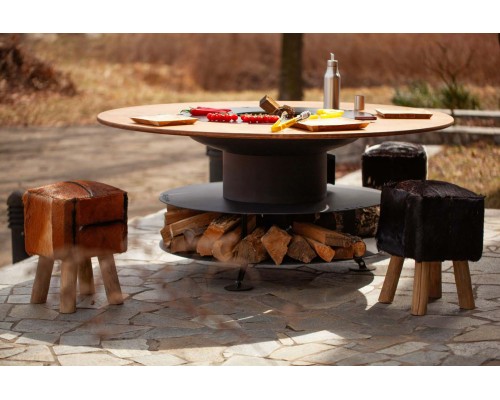 Костровая чаша с кольцевым теппаном Dr.Fire Picnic 80 Low высота 67 см Ø 82 см DRF0045