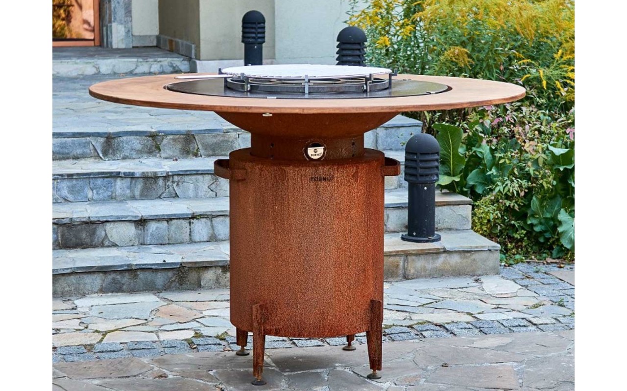 Костровая чаша Forno Retro c навесным столом Ø 150 см FRN0001