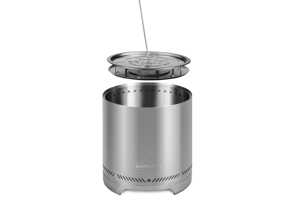 Костровая чаша малодымная Napoleon Timberwolf 57 см нержавеющая сталь NWFPLTI-SS-INT-PAKET