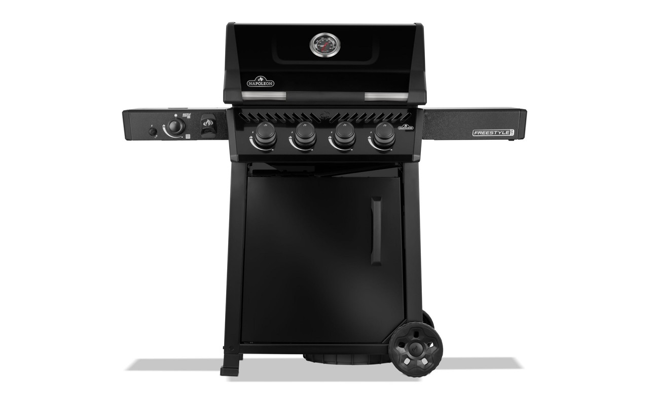 Газовый гриль Napoleon Freestyle PRO 425 с боковой конфоркой Sizzle Zone чёрный FP425DSIBPK-1-RC