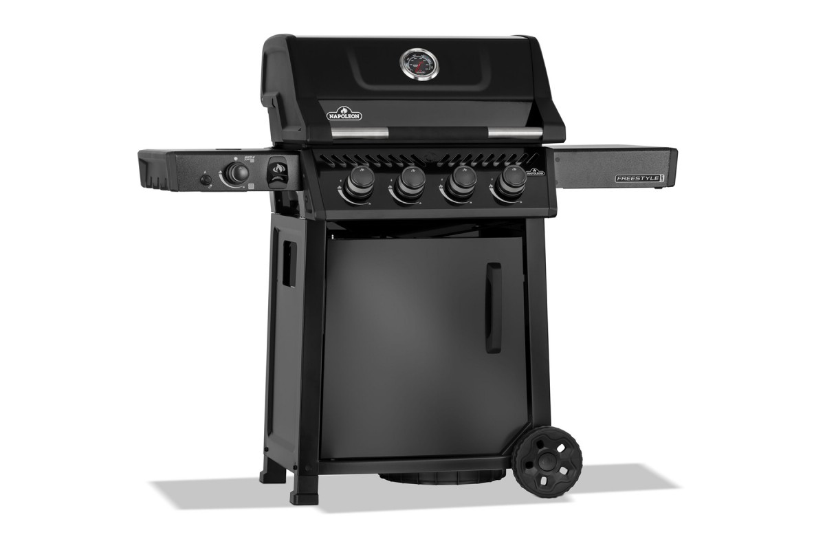 Газовый гриль Napoleon Freestyle PRO 425 с боковой конфоркой Sizzle Zone чёрный FP425DSIBPK-1-RC