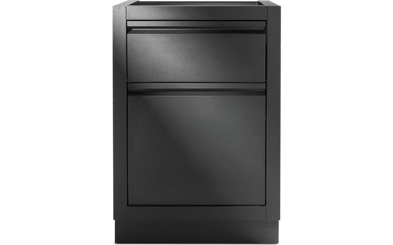 Тумба для мусора и бумажных полотенец 61х61х90 см чёрная Oasis Napoleon IM-WDC-MK-1
